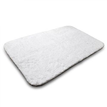 Picture of White Bath Rug 21"x34”, 1700 GSM (28oz) w/ Frame