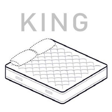 Picture of OXFORD MICRO SUPERBLEND 78X80X15 KING FITTED SHEET